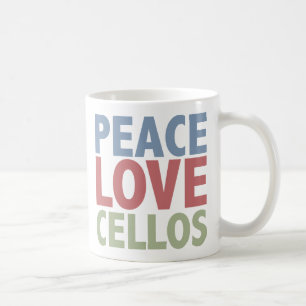 Peace Love Cellos Coffee Mug