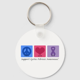 Peace Love CF Key Ring