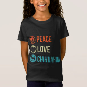 Peace Love Chihuahua Dog Lover Pet Owner Gifts T-Shirt