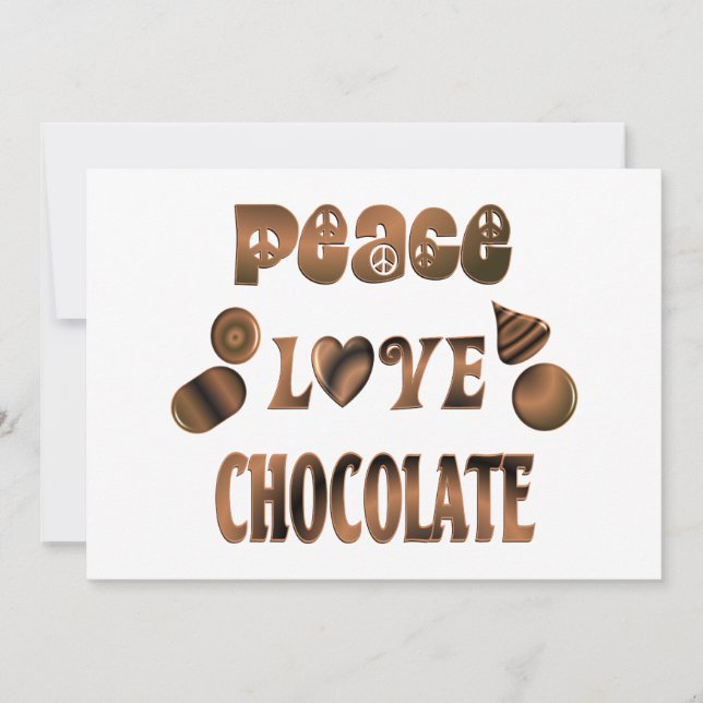 Peace Love Chocolate (Front)