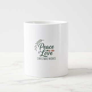 Peace & Love Christmas Mug
