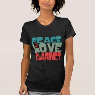 Peace Love Clarinet T-Shirt