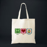 Peace Love Clowns Tote Bag<br><div class="desc">A cute clown tote bag gift.</div>