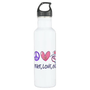 Peace Love CNS Nurse 710 Ml Water Bottle