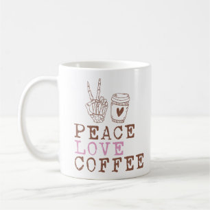 Peace Love Coffee Coffee Mug