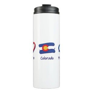 Peace Love Colorado Thermal Tumbler