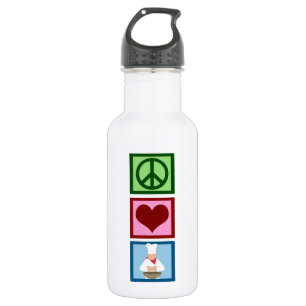 Peace Love Cook 532 Ml Water Bottle