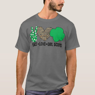 Peace Love Cookie Scout For Girls Bakery Cookie Se T-Shirt