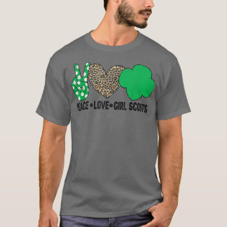 Peace Love Cookie Scout For Girls Bakery Cookie Se T-Shirt