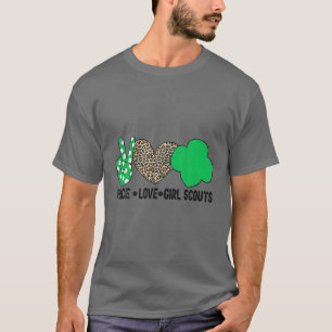 Peace Love Cookie Scout For Girls Bakery Cookie Se T-Shirt