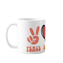 Peace, Love, Crochet - Classic Mug