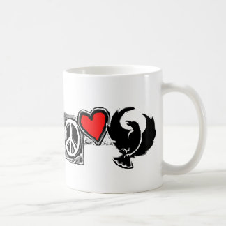 Peace, Love, Crowfoot. Coffee Mugs! Mug