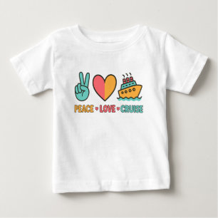 Peace Love Cruise Vacation Baby T-Shirt