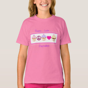 Peace, Love, Cupcakes Child's T-Shirt