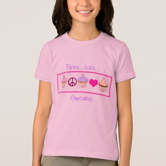 Peace, Love, Cupcakes Child's T-Shirt