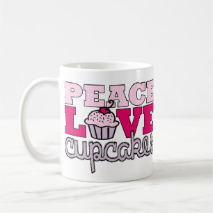 Peace, Love & Cupcakes! Mug