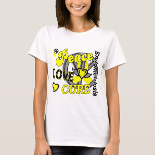Peace Love Cure 2 Endometriosis T-Shirt