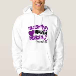 PEACE LOVE CURE FIBROMYALGIA HOODIE