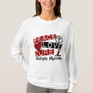 Peace Love Cure Multiple Myeloma T-Shirt