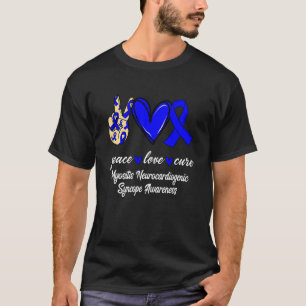 Peace Love Cure Myositis Neurocardiogenic Syncope  T-Shirt