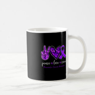 Peace love cure Pancreatic Cancer Awareness month  Coffee Mug