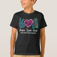 Peace Love Cure Suicide Prevention Awareness