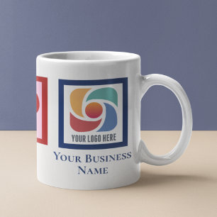 Peace Love Custom Business Logo Coffee Mug