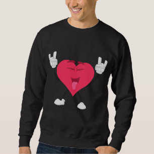 Peace Love & Death Metal Racoon Children's Band M Sweatshirt