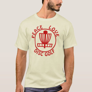 Peace Love Disc Golf T-Shirt