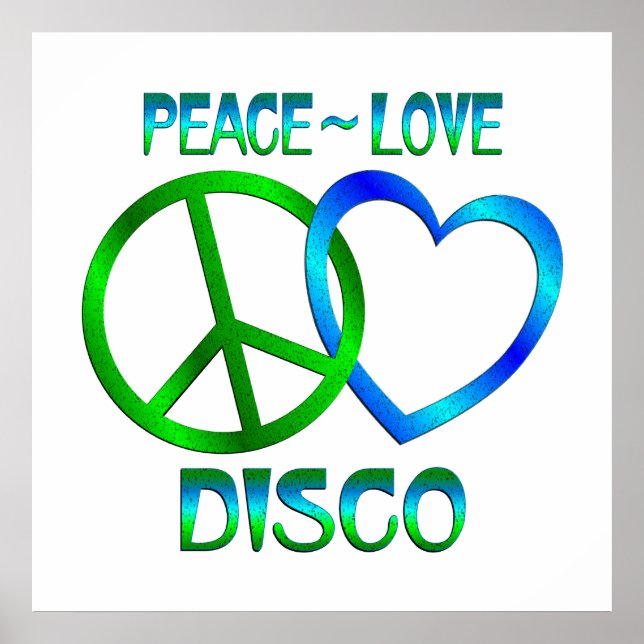 Peace Love DISCO Poster (Front)