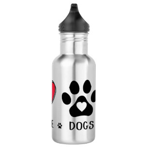 Peace Love Dogs Lovers 532 Ml Water Bottle