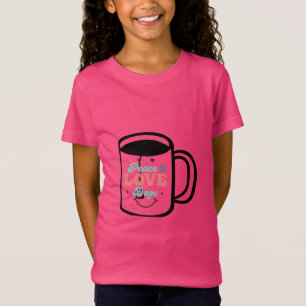 peace love dogs with coffeeT-Shirt T-Shirt