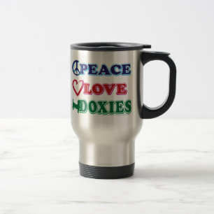 Peace Love Doxies Travel Mug