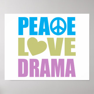 Peace Love Drama Poster