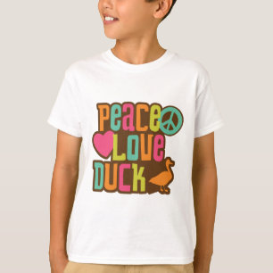 Peace Love Duck T-Shirt