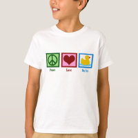 Peace Love Ducks Cute Kids