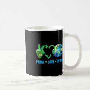Peace Love Earth Planet Happy 54th Anniversary Env Coffee Mug