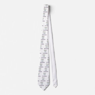 Peace, Love, Economics Tie