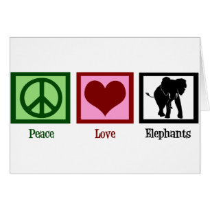 Peace Love Elephants