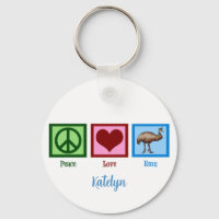 Peace Love Emu Cute Custom