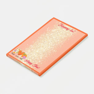 Peace Love Fall Autumn Custom Text and Colour Post-it Notes