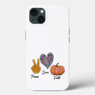 Peace Love Fall iPhone 13 Case