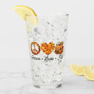 Peace, Love, Fall – Cosy Autumn Vibes with Pumpkin Glass