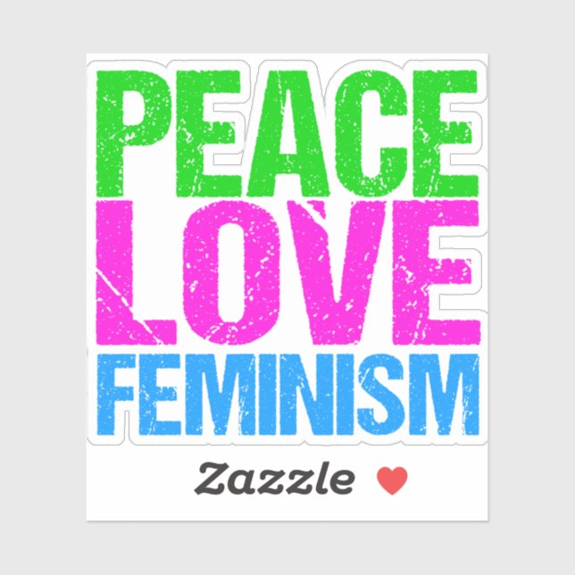 Peace Love Feminism (Sheet)
