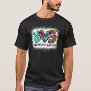 Peace Love Fifth Grade Back To School Team 5th Gra T-Shirt