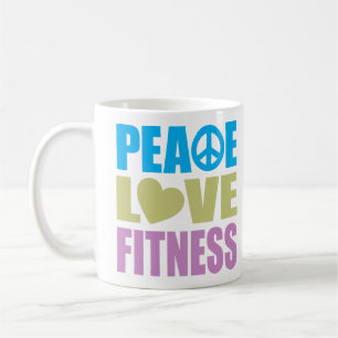 Peace Love Fitness Coffee Mug