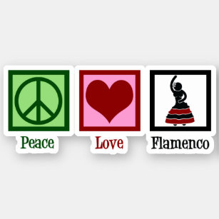 Peace Love Flamenco Dancing