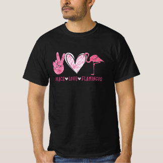 Peace Love Flamingo | Flamingo Lover T-Shirt