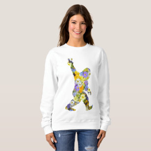 Peace Love Floral Bigfoot Sweatshirt