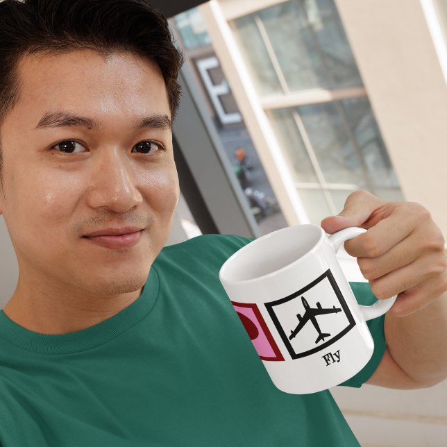 Peace Love Fly Coffee Mug (Creator Uploaded)